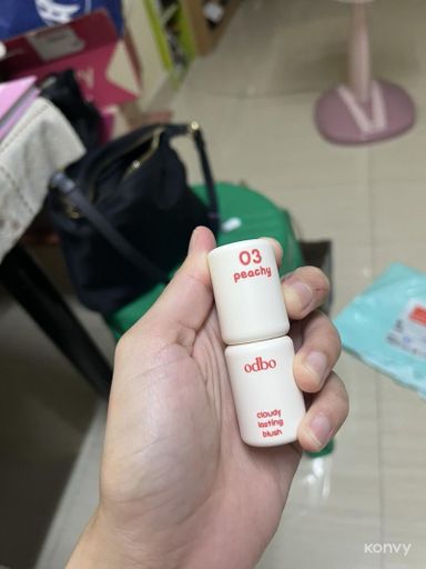 Odbo Cloudy Lasting Blush (3g) - #03 Peachy