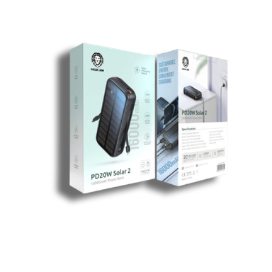 Green Lion PD 20W Solar 2 16000mAh Power Bank