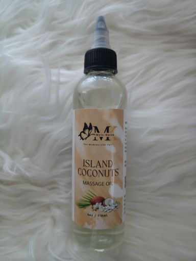 Island Coconuts Massage Oil