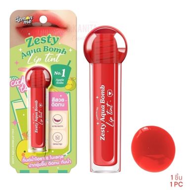 Lemon Me Zesty Aqua Bomb Lip Tint (2.5g) - #01 Apple Soda