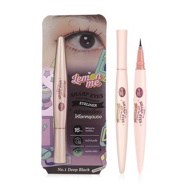 Lemon Me Sharp Eyes Stop The World Eyeliner (0.55g) - #01 Deep Black