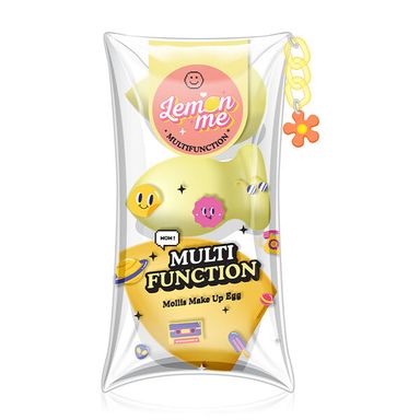 Lemon Me Mollis Make Up Egg (set of 3 shapes) - Yellow