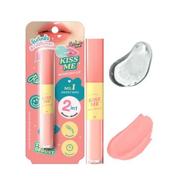 Lemon Me Kiss Me Again Duo Lip 2 in 1 (3.2g) - #01 Sweet Kiss