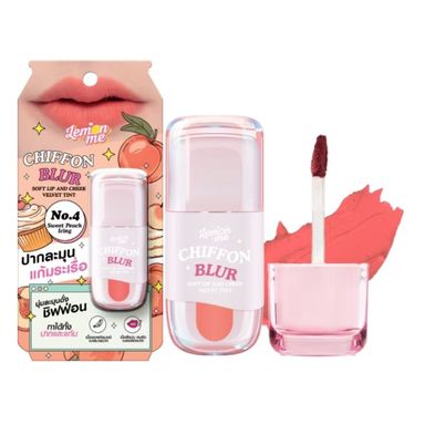 Lemon Me Chiffon Blur Soft Lip & Cheek Velvet Tint (2.6g) - Sweet Peach Icing