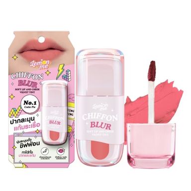 Lemon Me Chiffon Blur Soft Lip & Cheek Velvet Tint (2.6g) - Cutie Pie