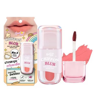 Lemon Me Chiffon Blur Soft Lip & Cheek Velvet Tint (2.6g) - Choux Cream