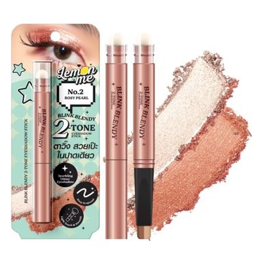 Lemon Me Blink Blendy 2-Tone Eyeshadow Stick (1.1g) - Rose Pearl
