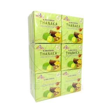K Brother Thanaka and Lemon Honey Soap (Pack of 12)