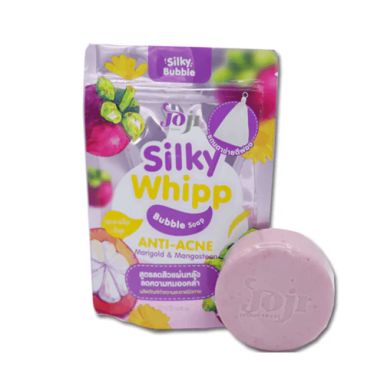 Joji Silky Whipp Bubble Soap (100g) - Anti-Acne Marigold & Mangosteen