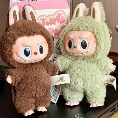Labubu  Vinyl Face Heart Mystery Figurine Model Tpys Bag Keychain Collectible Birthday Gifts Desktop Decor Toys