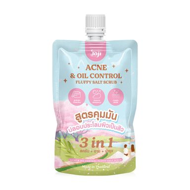 Joji Fluffy Salt Scrub 350g - Acne & Oil Control