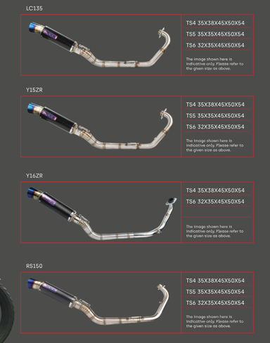 CJ IPOH TS SERIES RACING EXHAUST