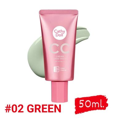 Cathy Doll CC Cream 50ml - Pink Color Control (#02 Green)