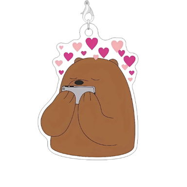 We Bare Bears Acrylic Phone Charm
