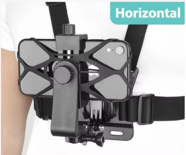 Vamson for Gopro and Phone mount Chest Strap Body Harness Universal Phone Clip