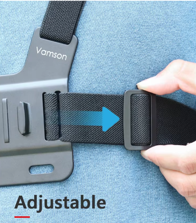 Vamson for Gopro and Phone mount Chest Strap Body Harness Universal Phone Clip