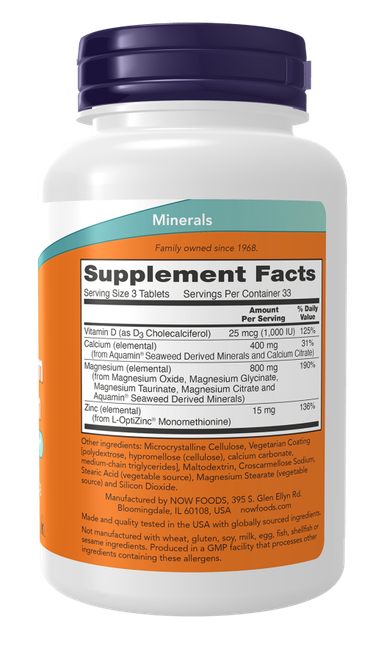 Magnesium and Calcium with Zinc and D-3