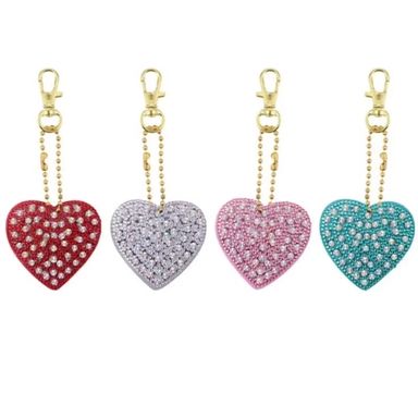 (Set of 5) Diamond Painting Keychains Kit