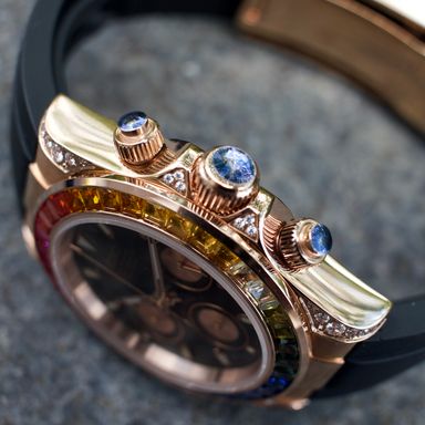 Rainbow Classic Rose Gold Daytona 