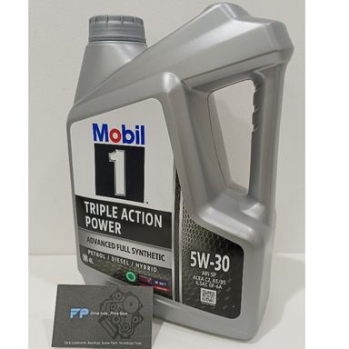 Mobil 1 5W30 Triple Action Power Fully Synthetic Motor Oil 4L 