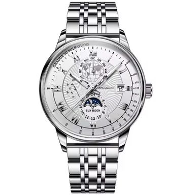 Luxury Men Quartz Watches Waterproof Luminous Stainless Steel Band High Quality Wrist Watch for Men