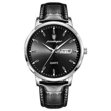 High Quality Wrist Watch for Men Waterproof Luminous Leather Band Luxury Men Quartz Watches