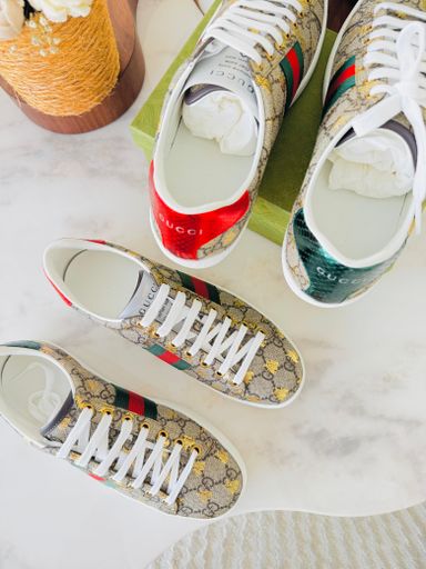 Sapatilhas Gucci monogram bee 