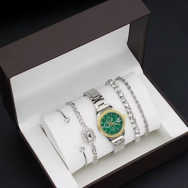 Luxury Wrist Watch for Women Fashion Popular Ladies Quartz Watches Bracelet Set Gifts for Women