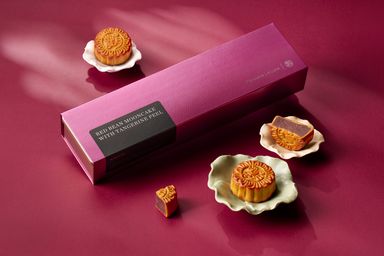 Red Bean Mooncake with Tangerine Peel (4pcs) *Limited Edition*