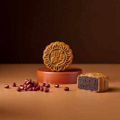 Red Bean Mooncake with Tangerine Peel (4pcs) *Limited Edition*