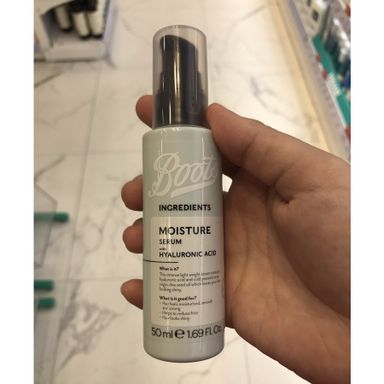 Boots Ingredients Series: Moisture Hair Serum with Hyaluronic Acid 50ml