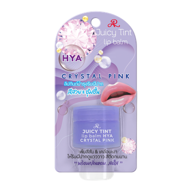 AR Aron Juicy Tint Lip Balm HYA 7.4g - Crystal Pink