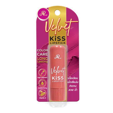 AR Aron Velvet Kiss Lipstick - Posh Pink