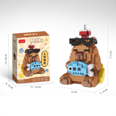 Working Capybara Mini Bricks