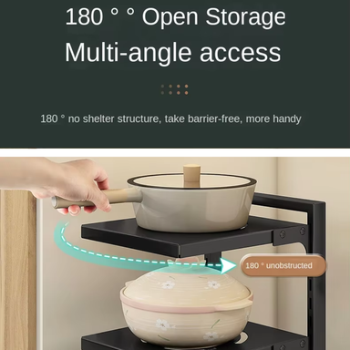 UNDER SINK ADJUSTABLE POT RACK (RAK BAWAH SINGKI)
