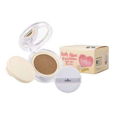 Odbo Soft Glow Cushion Long Lasting SPF 50+ PA+++ 11G + Refill 11g
(Cushion set + 1 free refill) - 03 Medium Tam
