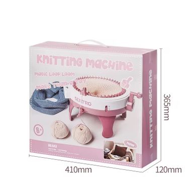 New Design Parent-Child Interaction Cylinder Loom Children's Large 48 Needle Hand Convenient Home Knitting Machine Plastic Yarn