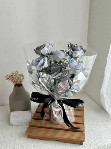 6 Stalk Soap Rose Galaxy Bouquet  