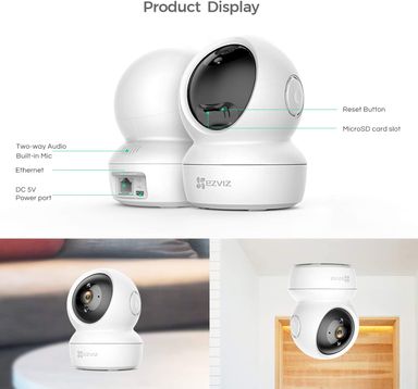  Caméra Wi-Fi intelligente EZVIZ C6N 4MP