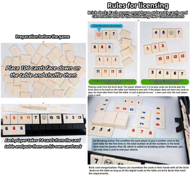 RUMMY KUB Numeric Game Standard.