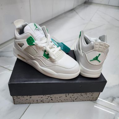 Jordan 4 - white/green
