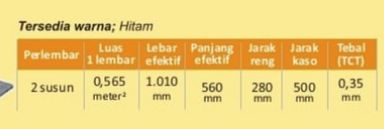 Genteng Fancy 2 Susun Batuna