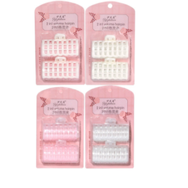 2 in 1 volume hairpin (random color) Pack of 24