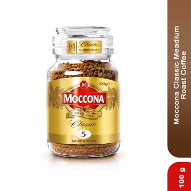 Moccona Classic Medium Roast Freeze-Dried Coffee, 100gm