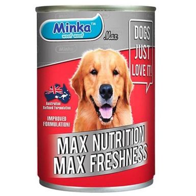 MINKA WOOF WOOF CHICKEN DOG FOOD 400G