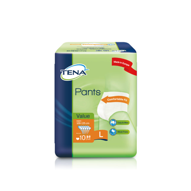 TENA PANTS VALUE ADULT DIAPER L 10 PCS