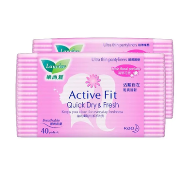 LAURIER ACTIVE FIT PANTYLINER 2*40PADS TP