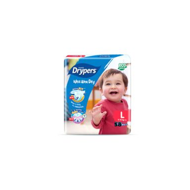 DRYPERS WEE WEE DRY L 58PCS