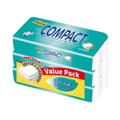 CUTIE COMPACT TISSUE PAPER 3*10 ROLLS