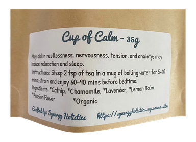 Cup of Calm Herbal Blend 20g / Mezcla Herbal Cup of Calm 20g 